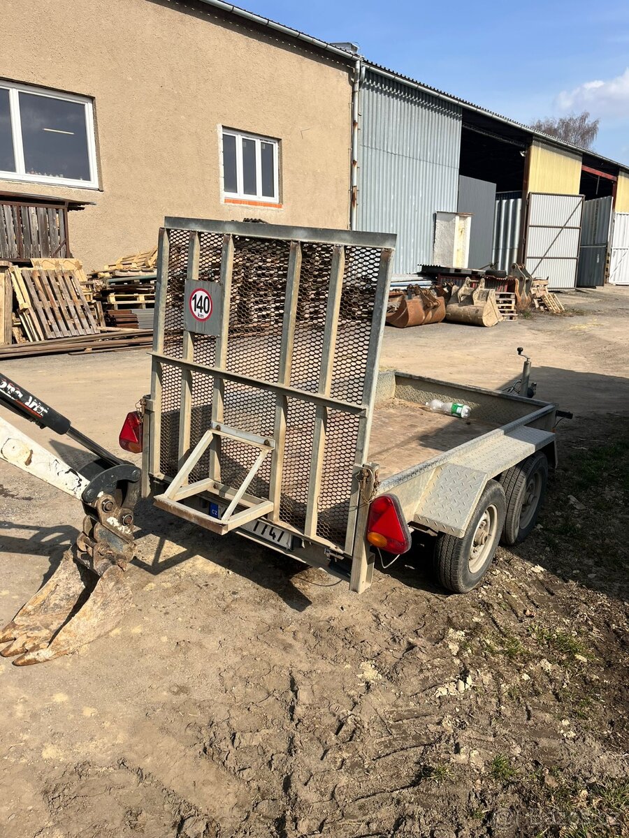 Přepravník strojů za auto Indespension– nosnost 2700 kg - 4