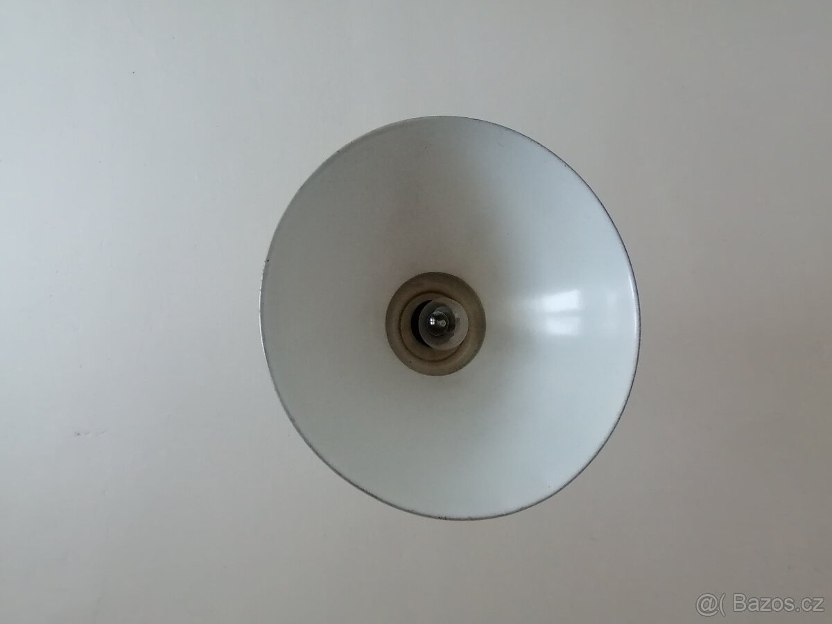 Vintage kovový lustr - 4