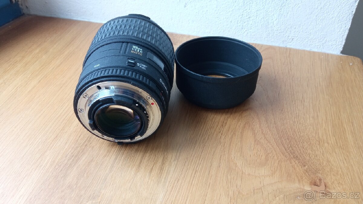 Objektiv Sigma 105mm f2.8 EX macro pro Nikon - 4