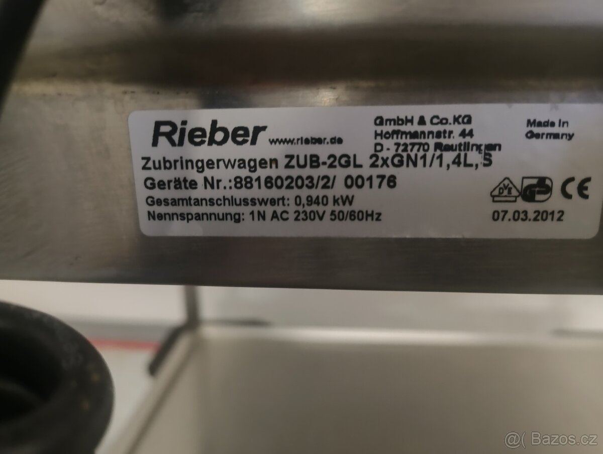 Vodní lázeň, Ohřevná vana na 2 GN - 4