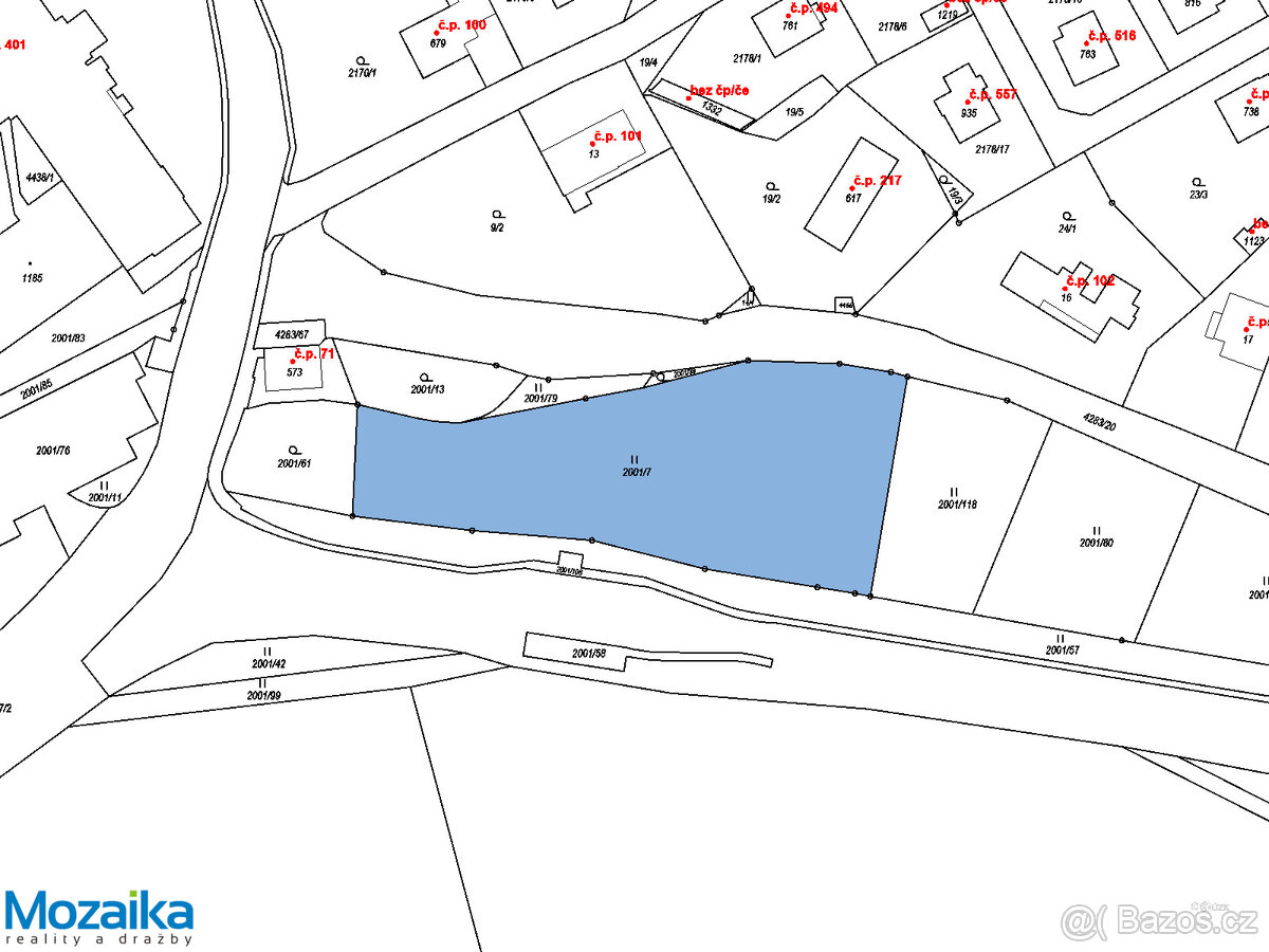 Rovinatý pozemek pro výstavbu komerčních objektů Dolní Dobro - 4