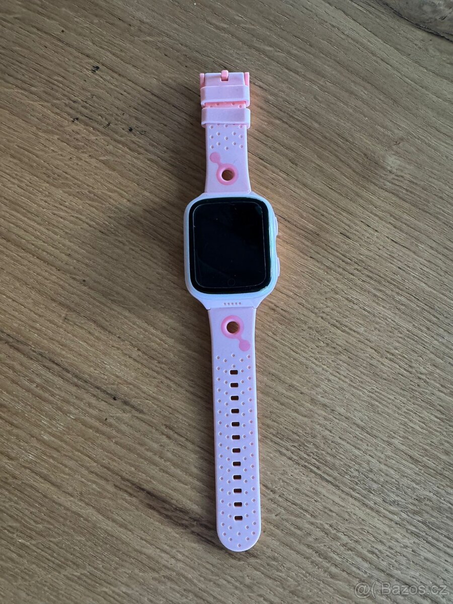 Chytré hodinky Carneo GuardKid+ 4G Platinum, růžové - 4