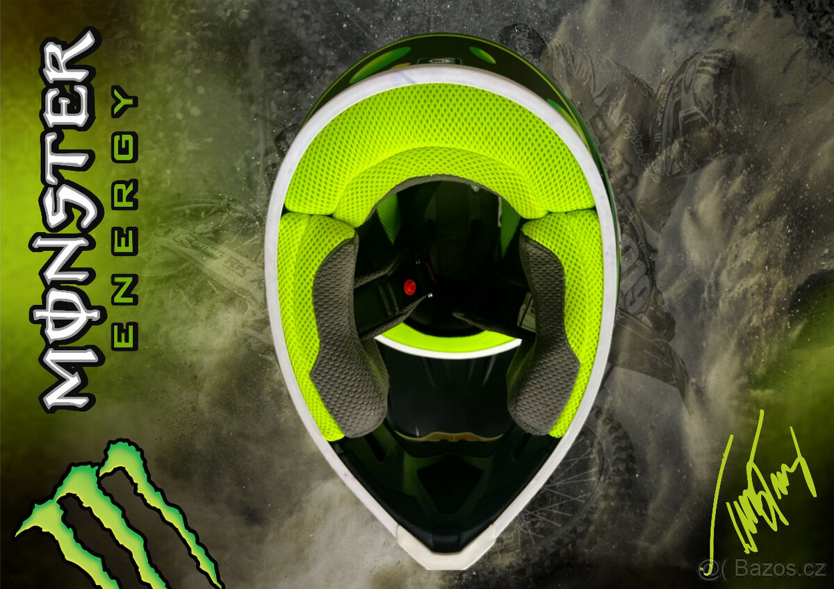 BELL MX-9 MIPS Showtime Replika Monster Svart/Grön - 4