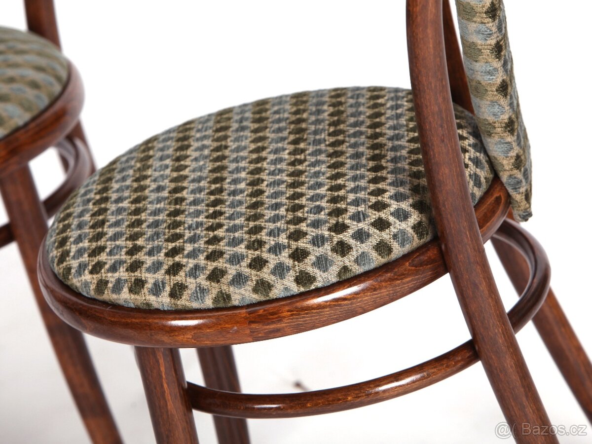 Jídelní židle po renovaci, buk, 4 kusy. - 4