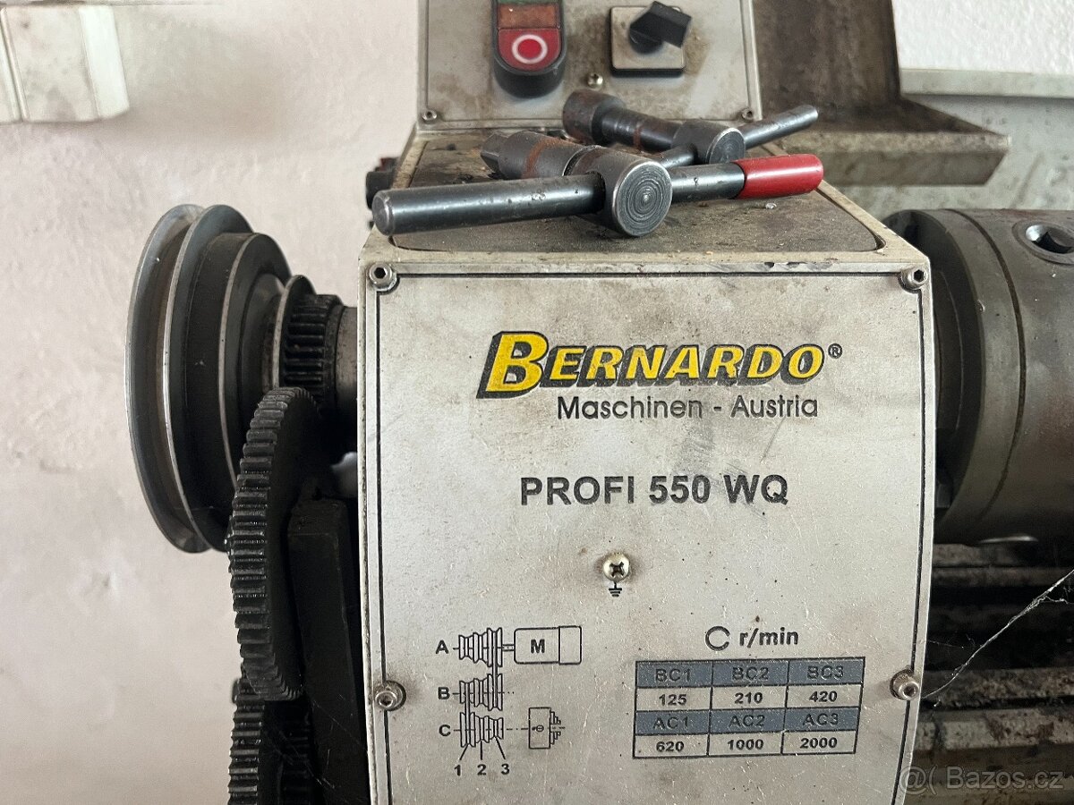 Stolní soustruh Bernardo Profi 550 WQ (400 V) - 4