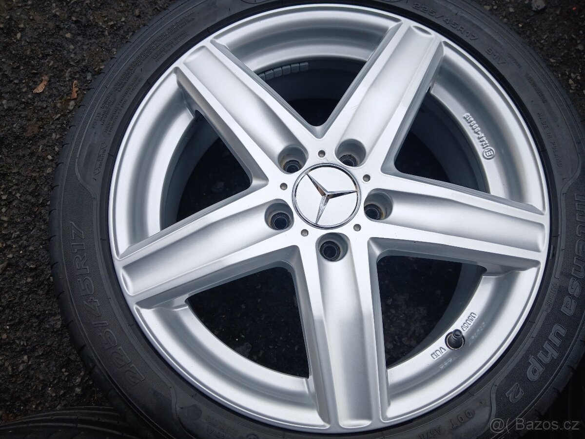 Sada ALU kol Dezent 225/45R17 letní - 4