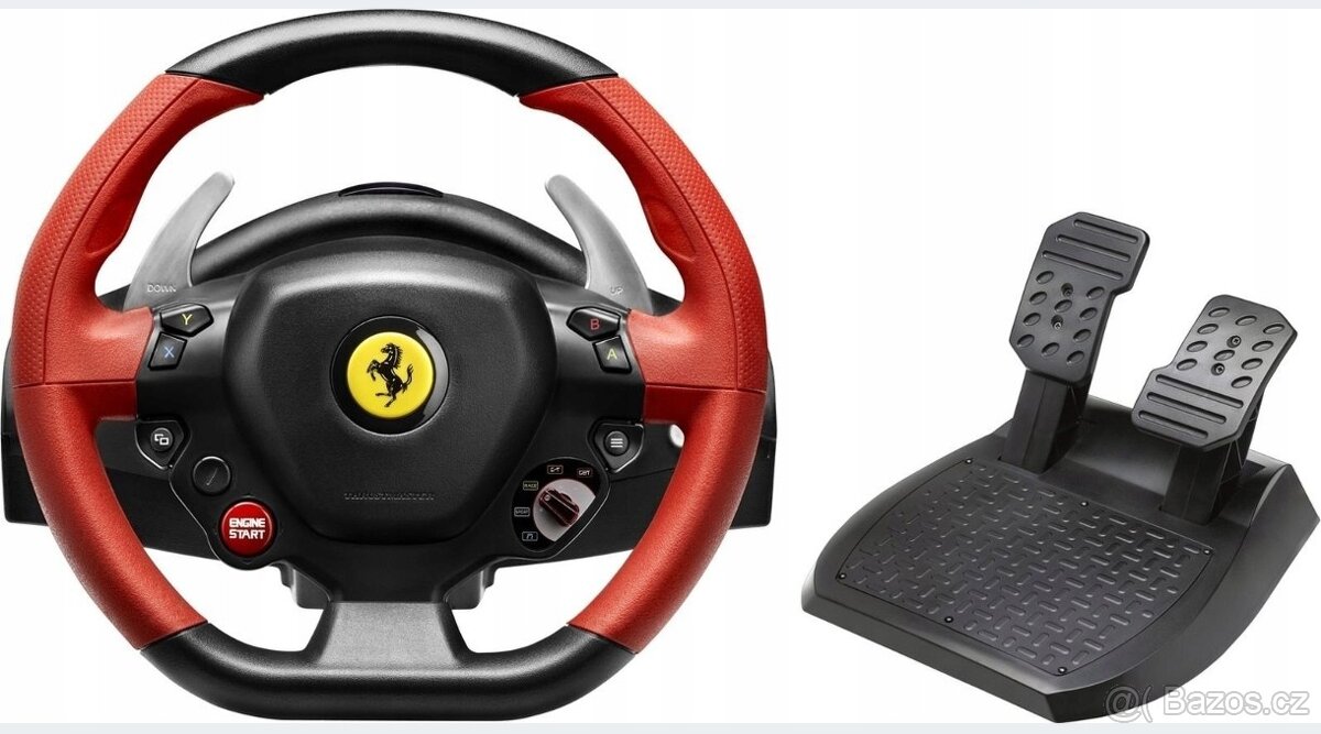 Volant Thrustmaster Ferrari 458 Spider + pedály - 4