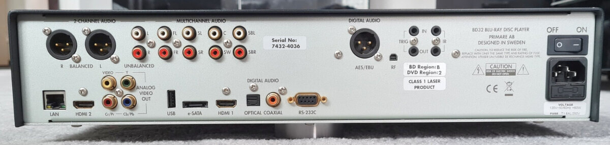 PRODÁM přehrávač SACD/CD/BD - PRIMARE BD32, černý - 4