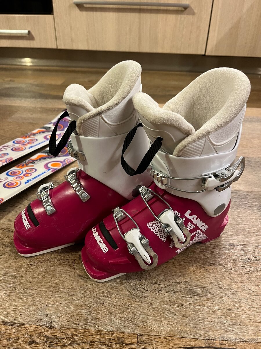 Dívčí lyže 110, lyžáky20,5 - 4