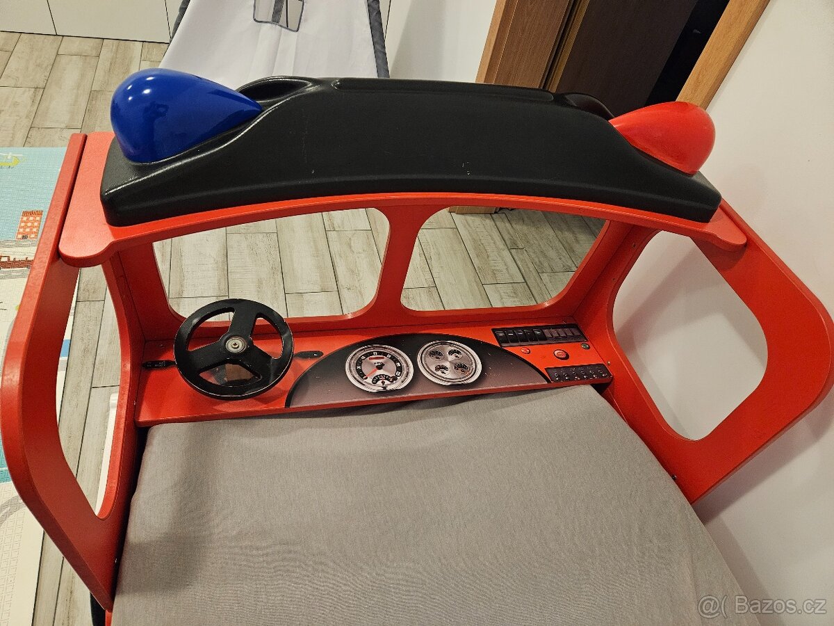 Dětská hasičská postel 90x200 - 4