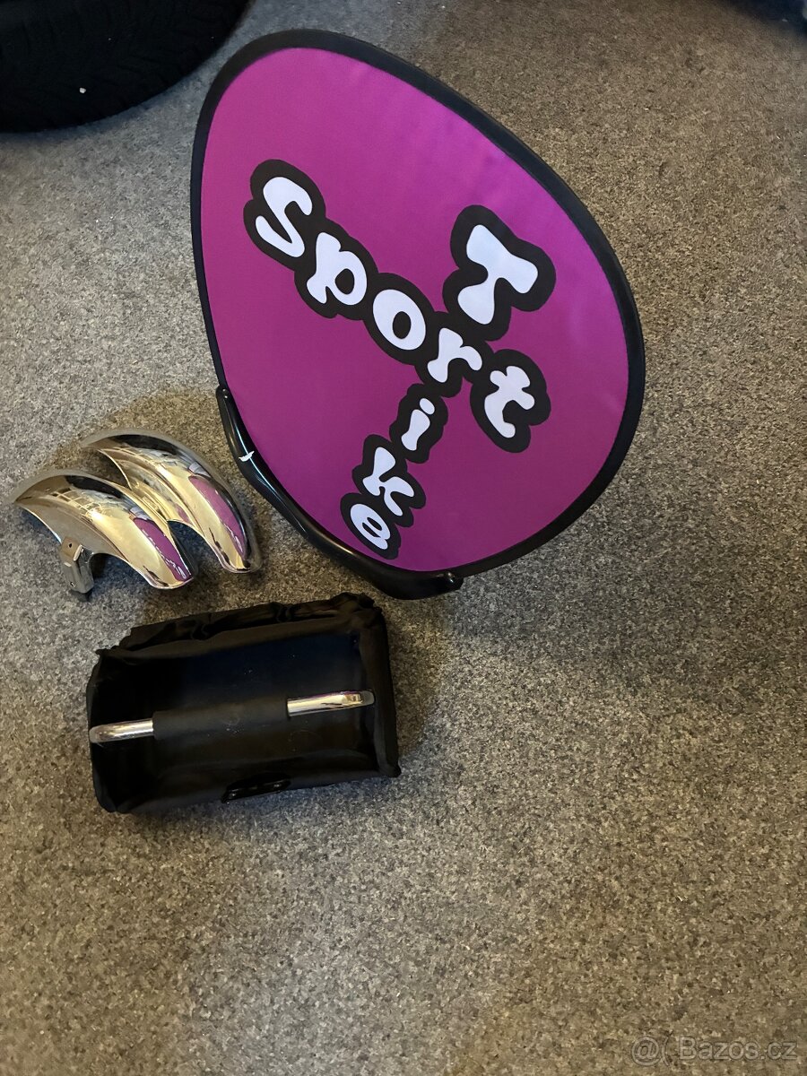 Dětská tříkolka s vodící tyčí - 4