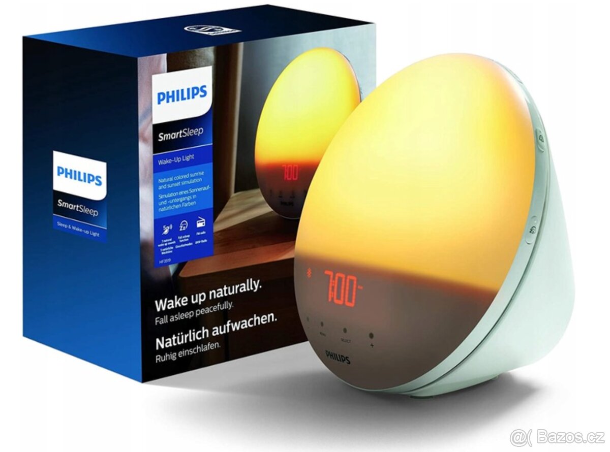 Světlo s budíkem Philips HF3519/01 - 4