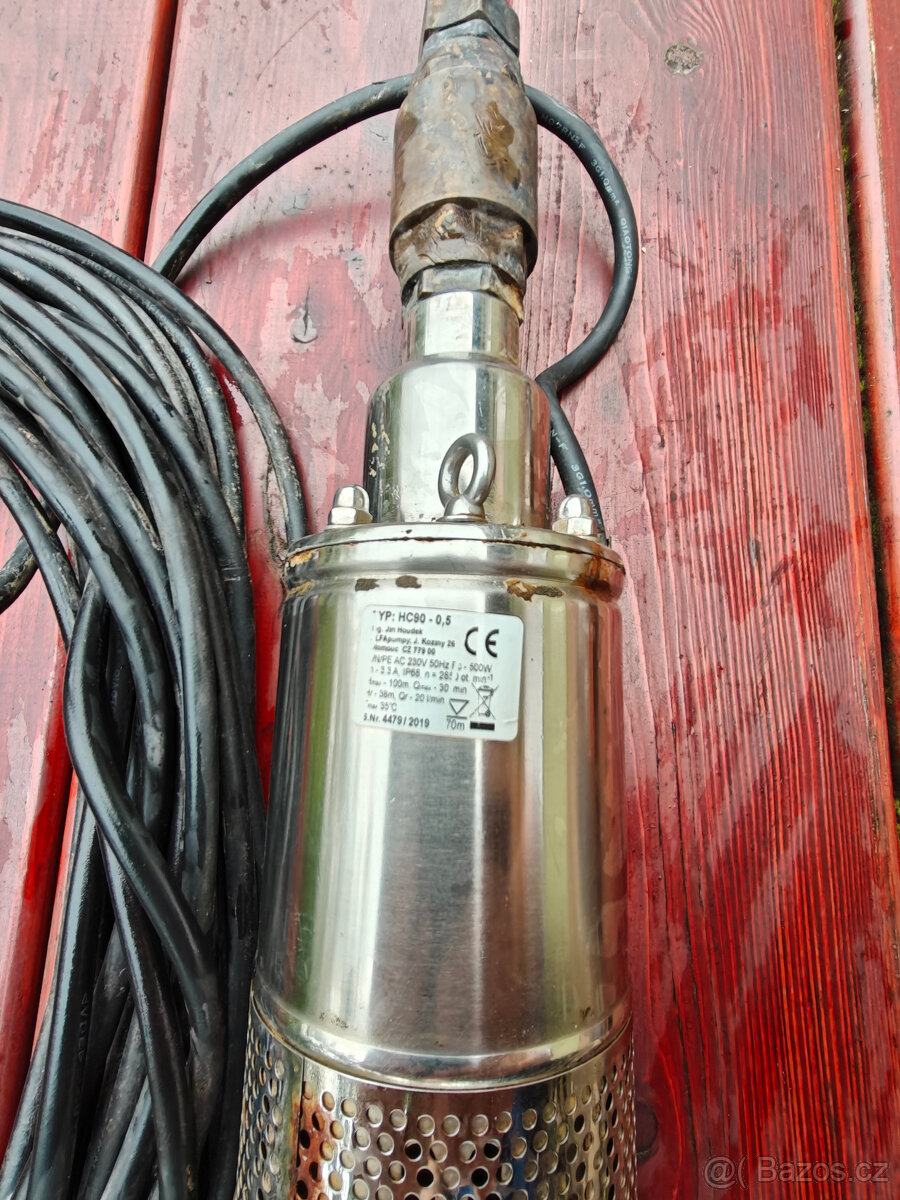 Prodám čerpadlo do vrtu průměr 96mm. - 4