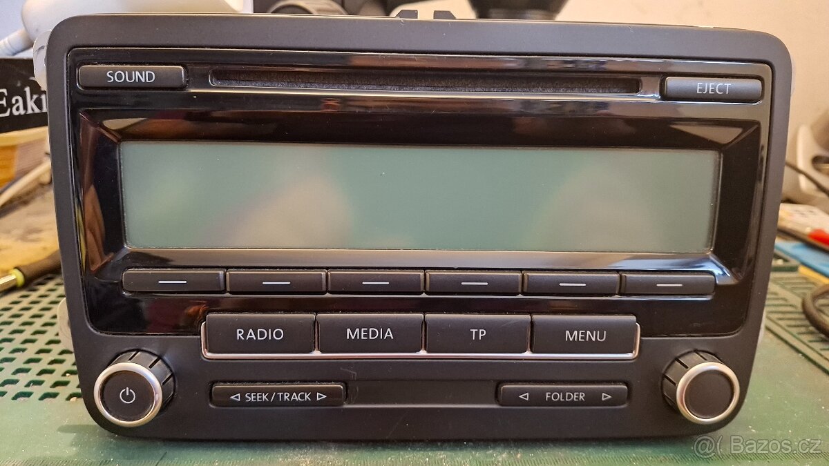 Autorádio VW RCD310 - Originál + PIN, funkční - 4