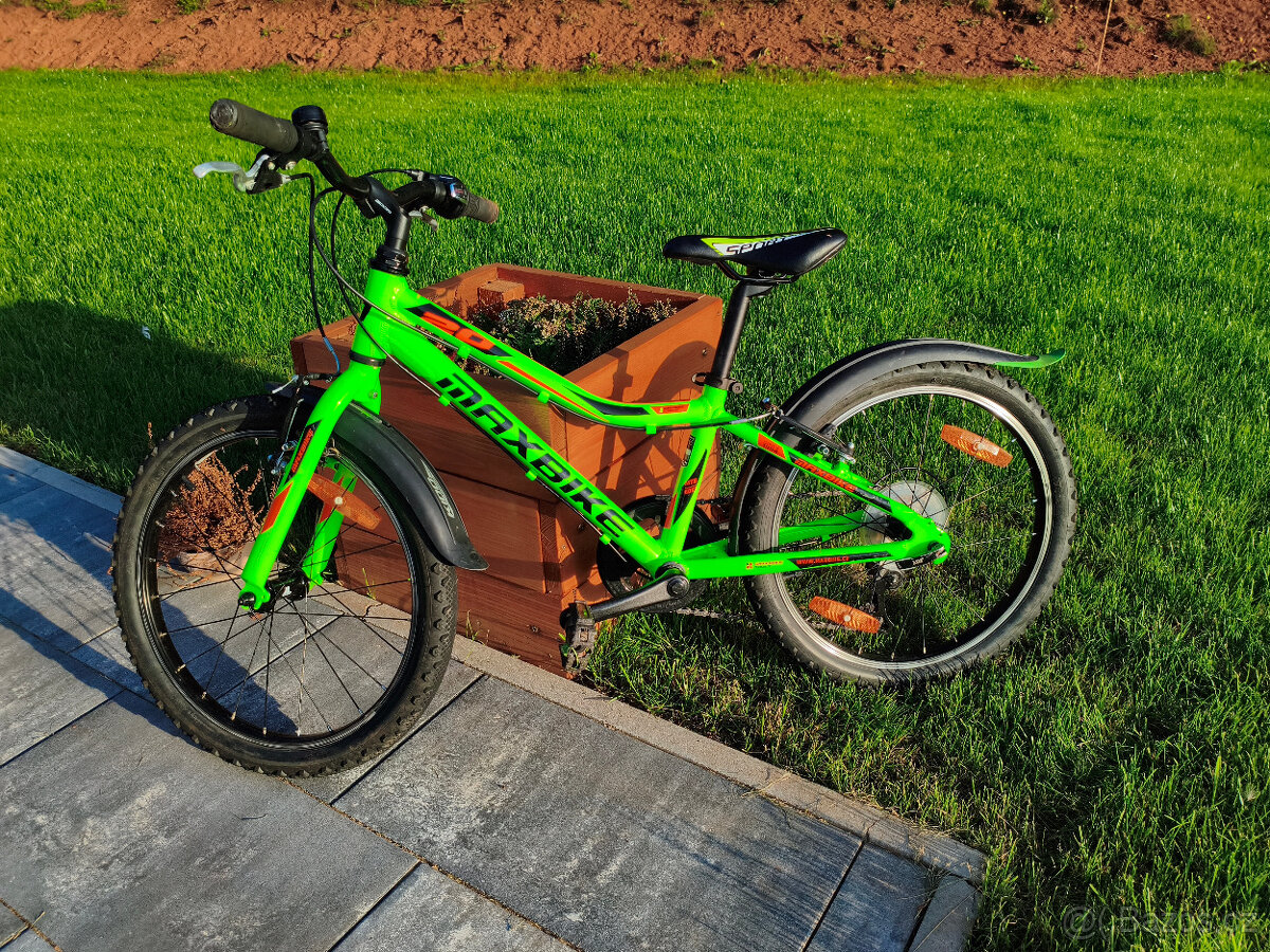 Dětské kolo MAXBIKE JUNIOR 20" – zelené - 4