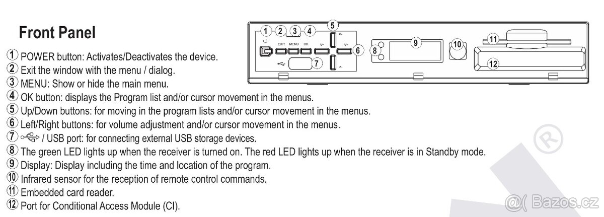 Set-top Box DVB/T2+S2+C (terestrál + kabel + satelit) - 4