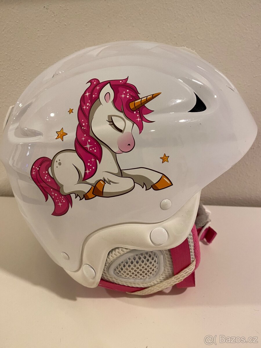 Dívčí helma vel. 48-52 a brýle - 4
