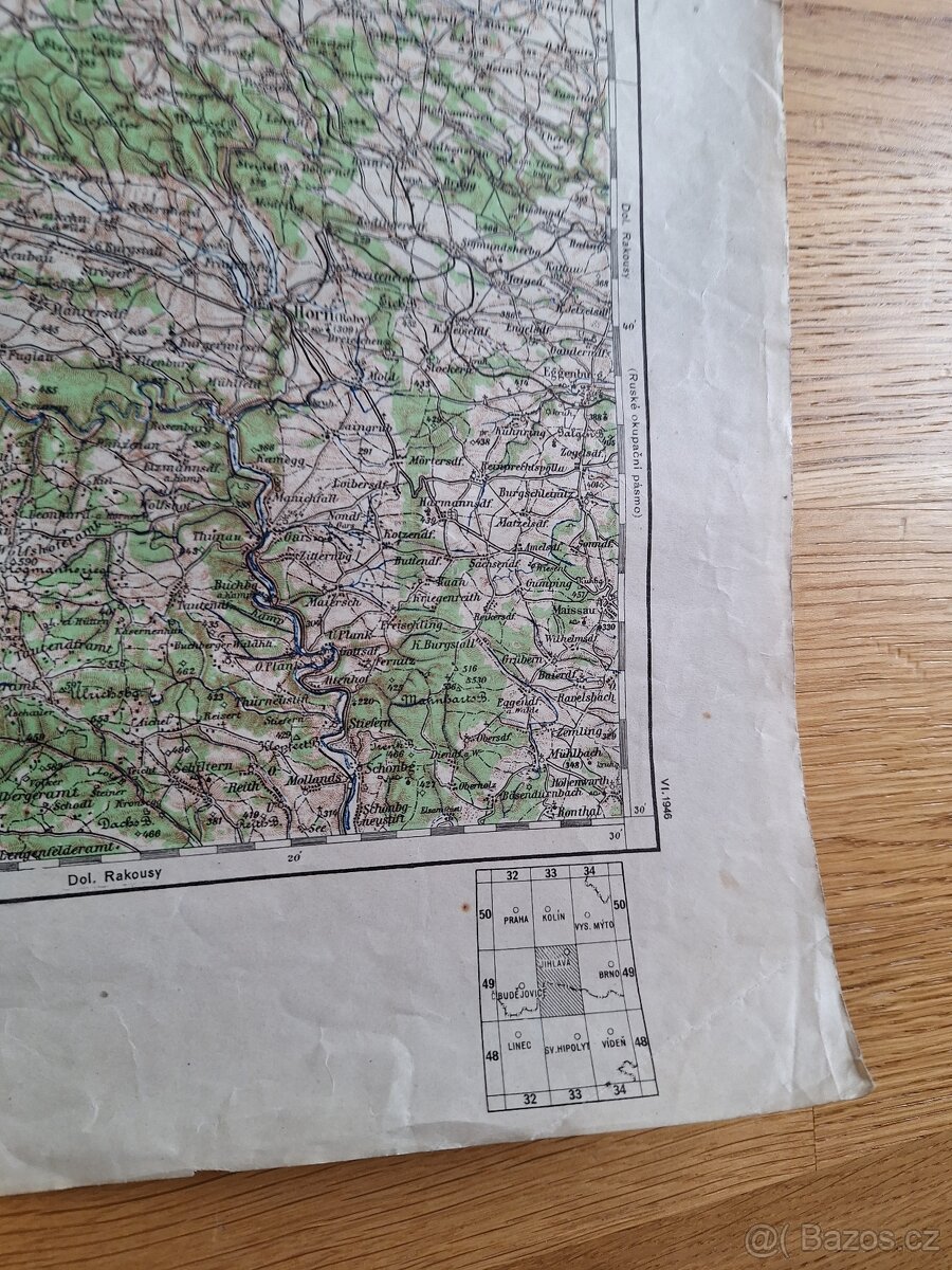 Vojenská mapa JIHLAVA - 4