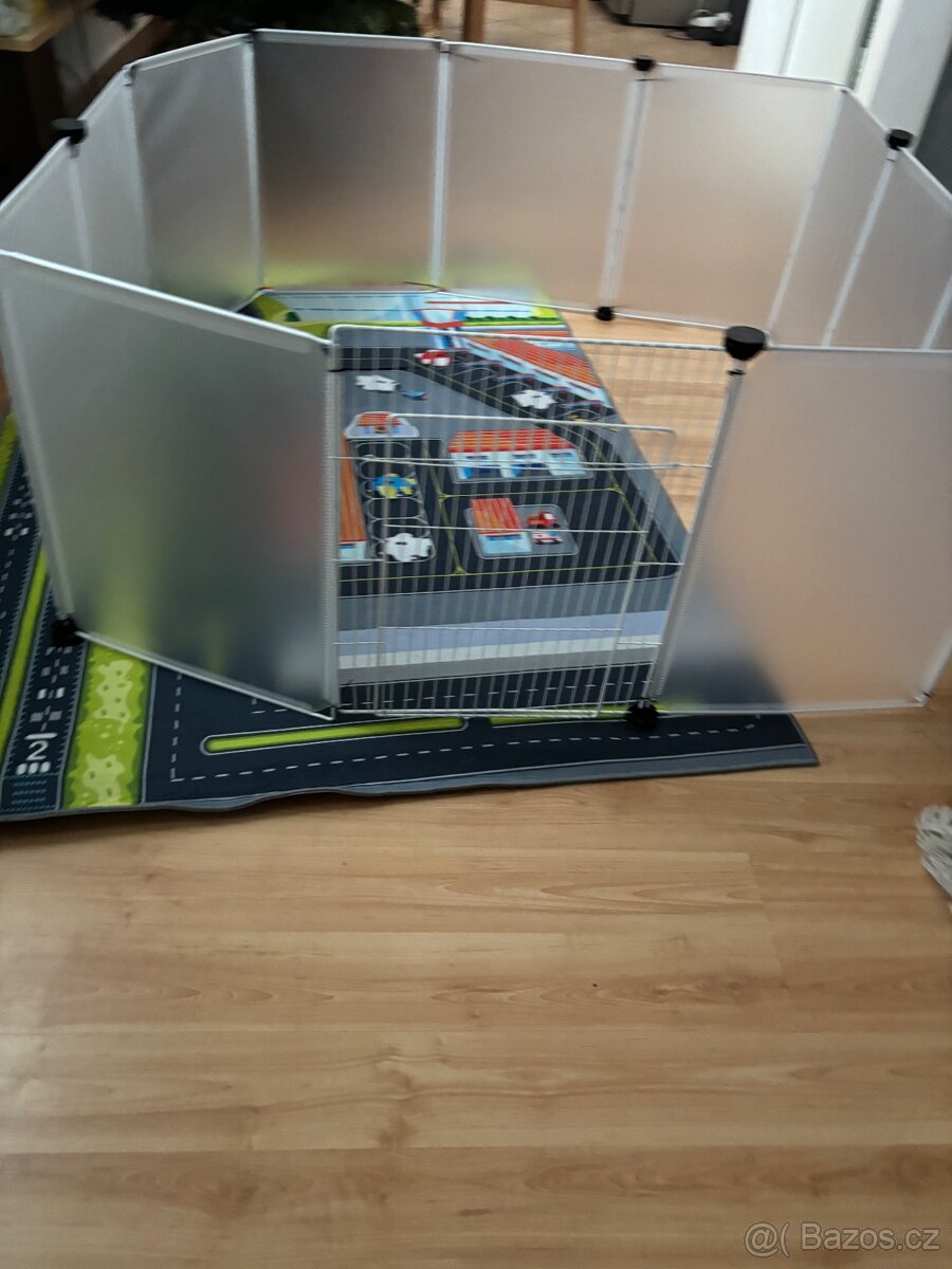 Prodám klec pro králíka + ohrádku (set) - 4