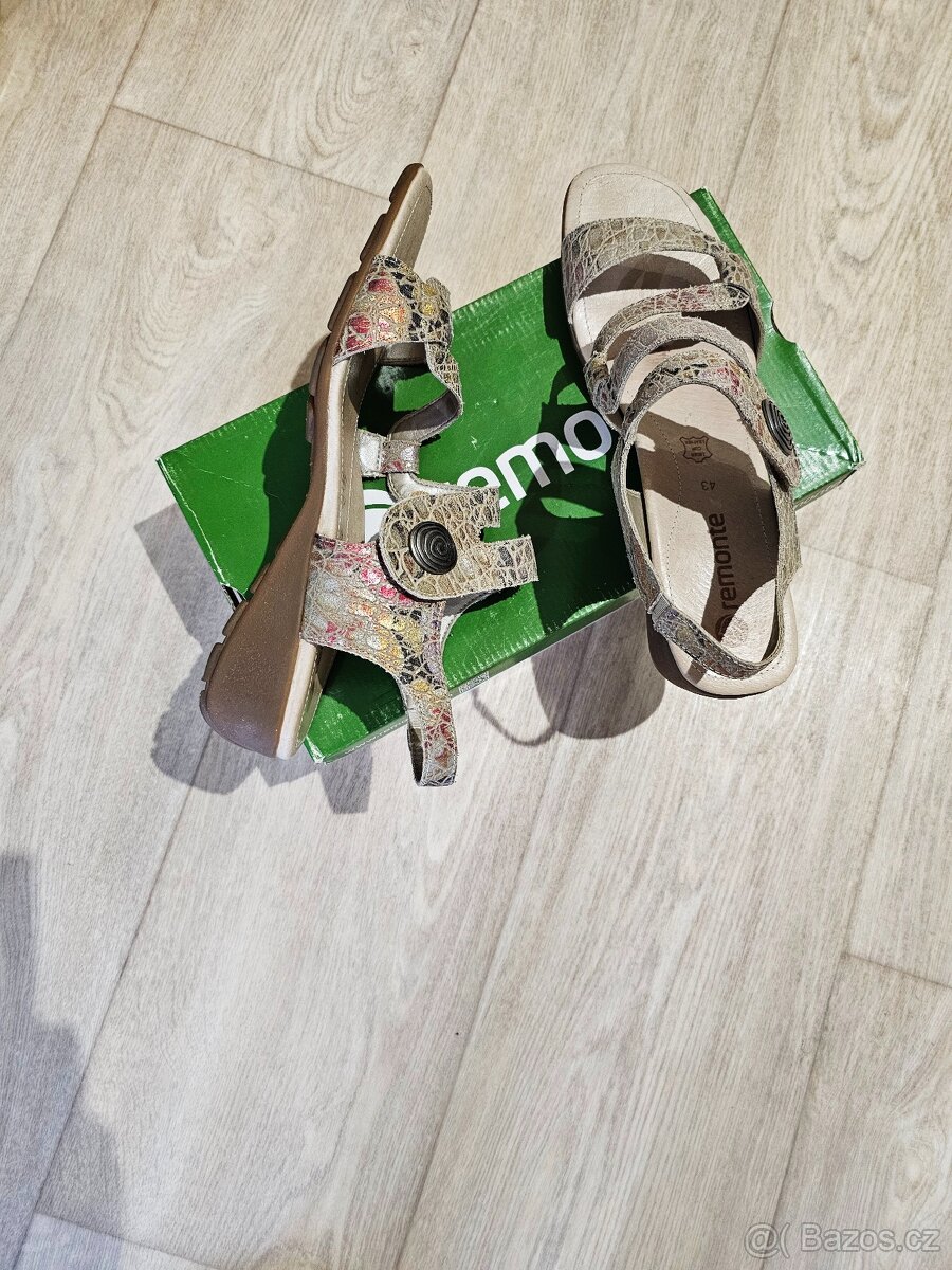 Kožené sandály Remonte, vel. 43 - 4