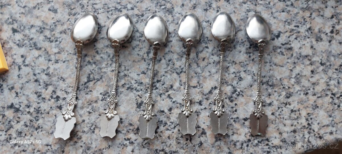 Sada 6 ks sběratelských historických lžiček - 4