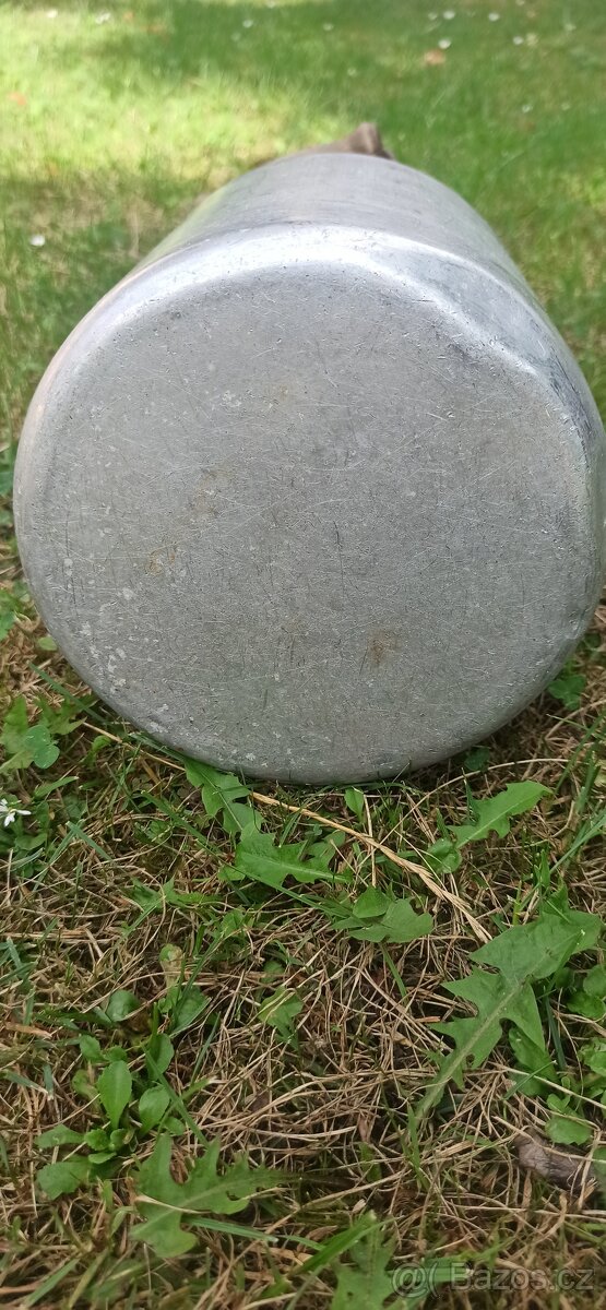 Retro hliníková konvička, 3 l - 4