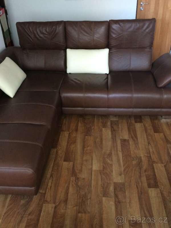 Nová kožená sedací s výraznou slevou - 4