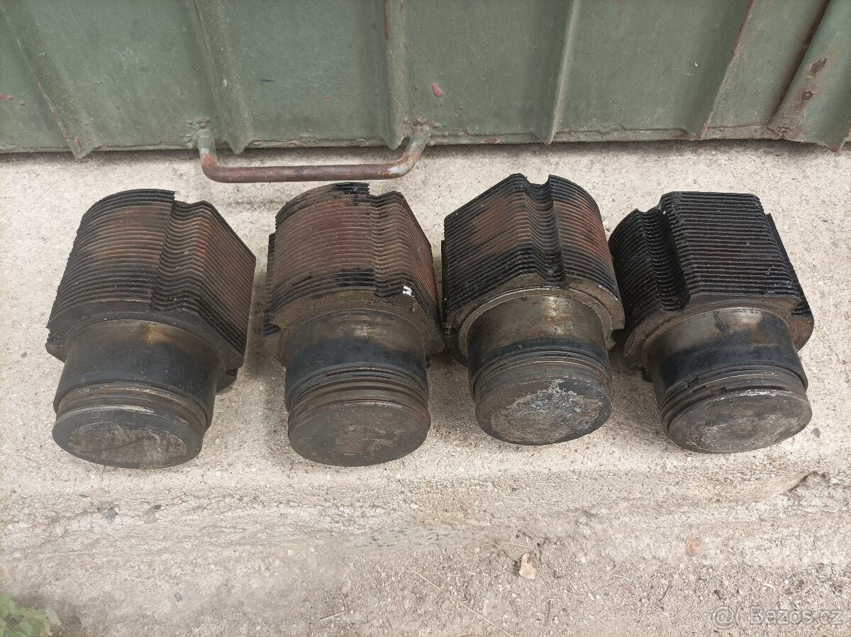 Tatra 603/1, 805: válcové sestavy, válce, písty - 4