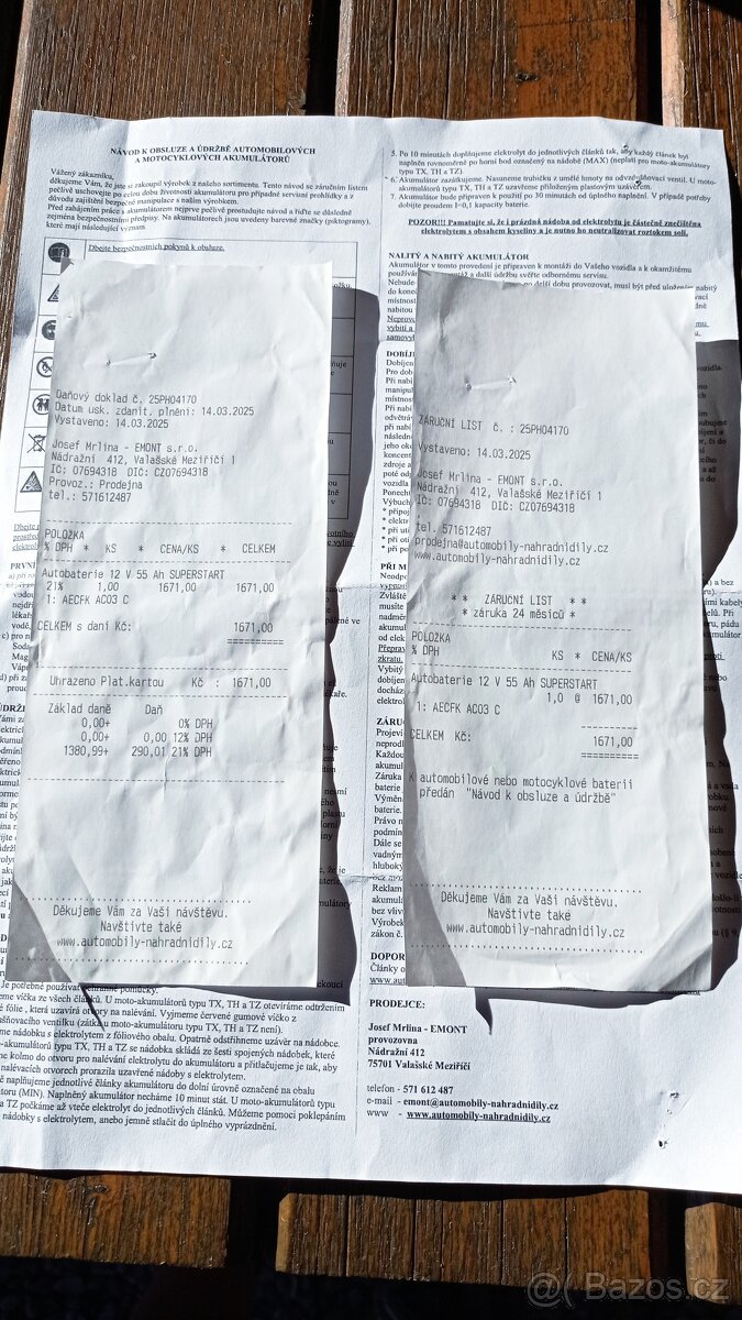 Autobaterie 12V 55Ah Superstart - 4