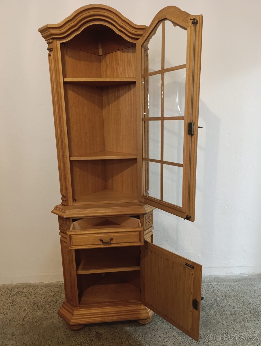 Rustikální příborník, vitrína, masív, Nábytek s příběhem - 4