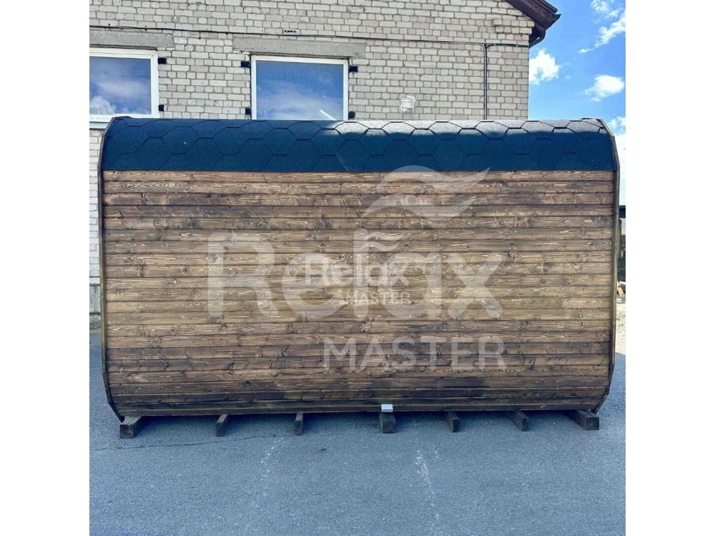 Zahradní finská sauna 4M CUBE s předsíní - 4