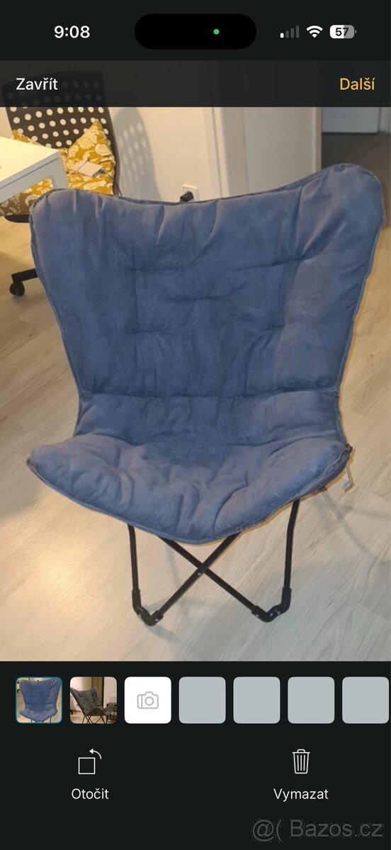 Kempingove židle 2ks - 4