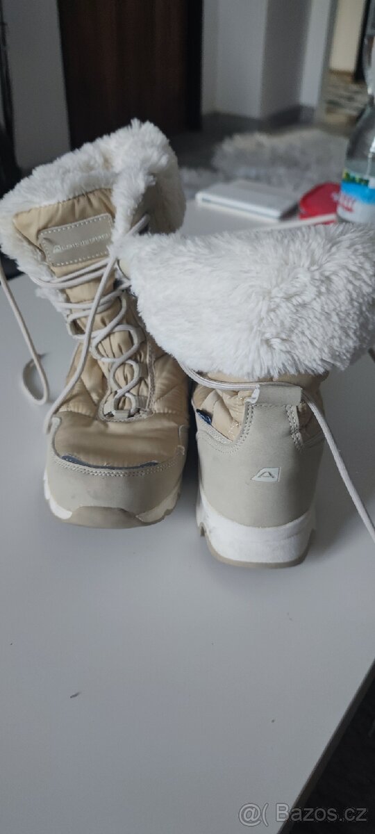 ALPINE PRO - LARDA DÁMSKÁ ZIMNÍ OBUV S MEMBRÁNOU PTX - 4