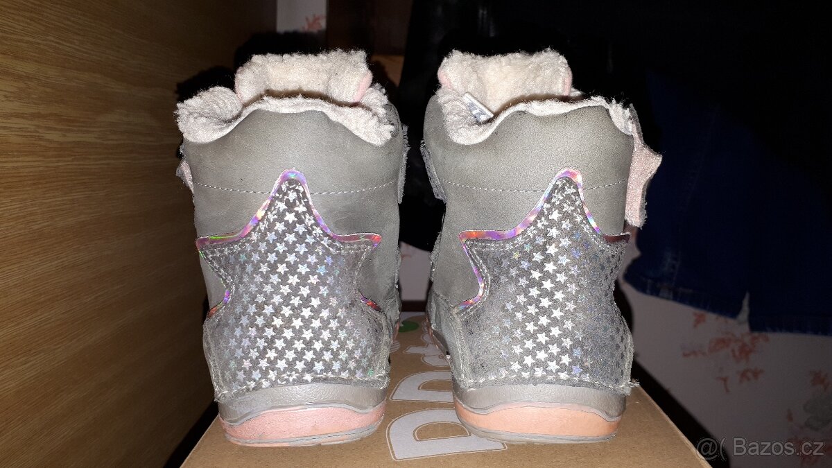Zimní divčí boty vel.24 - 4