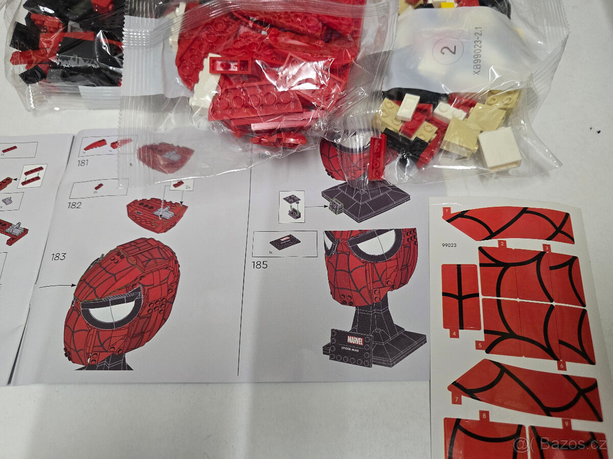 STAVEBNICE Super Heroes 76285 Spider-Manova maska (náhrada) - 4