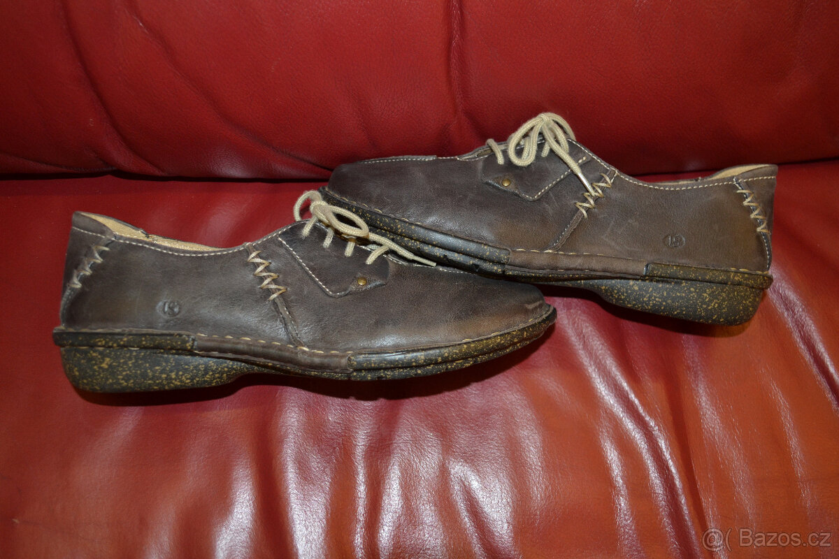 Nové kožené boty zn. Josef Seibel vel.37 - 4