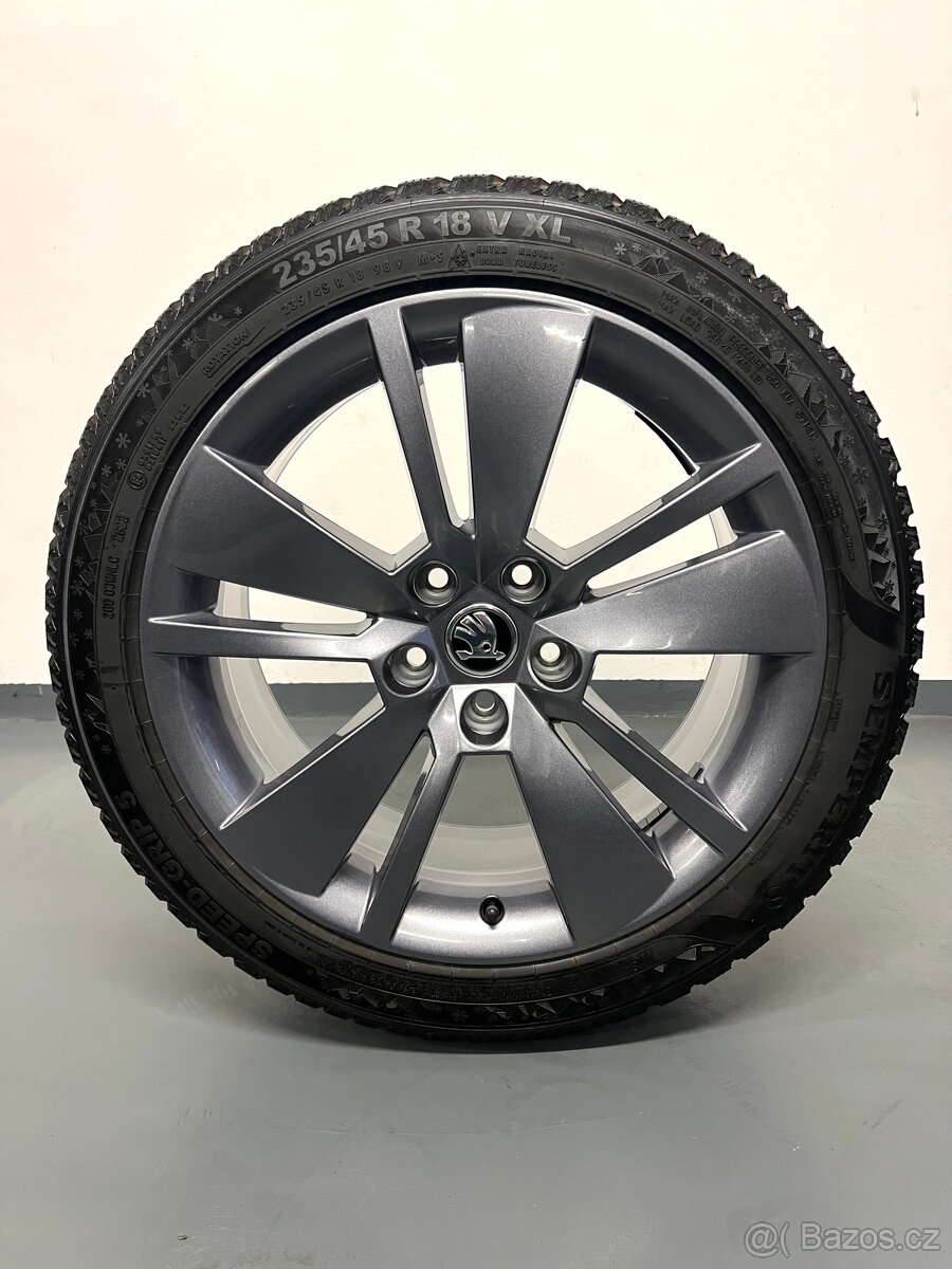 Zimní ❄️ Alu kola Zenith, Škoda Superb 3, 5x112 r18 - 4