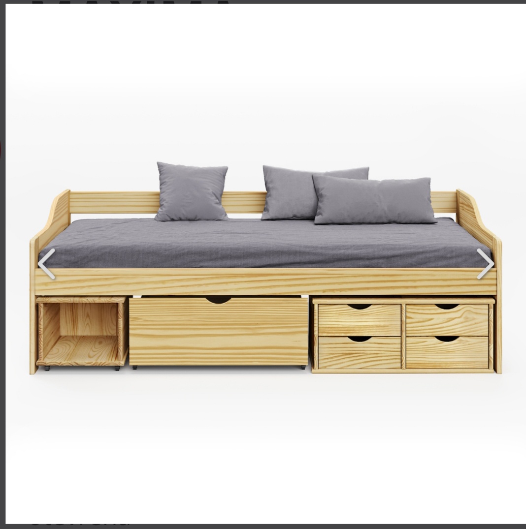 Jednolůžko se zásuvkami MAXIMA - 4