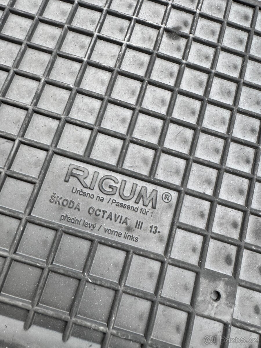 Gumové koberce Octavia 3 - 4