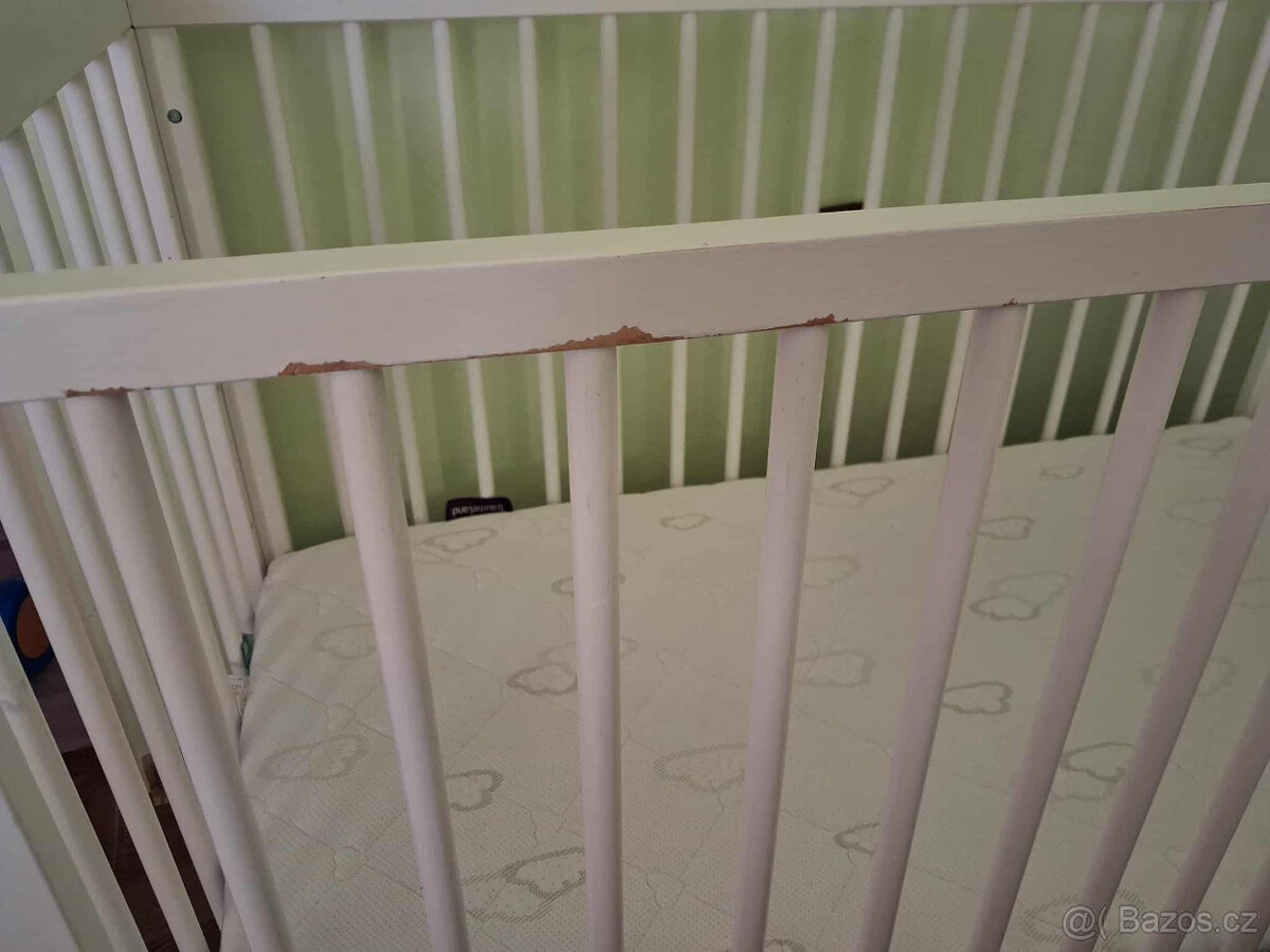 Postýlka s matrací - 4