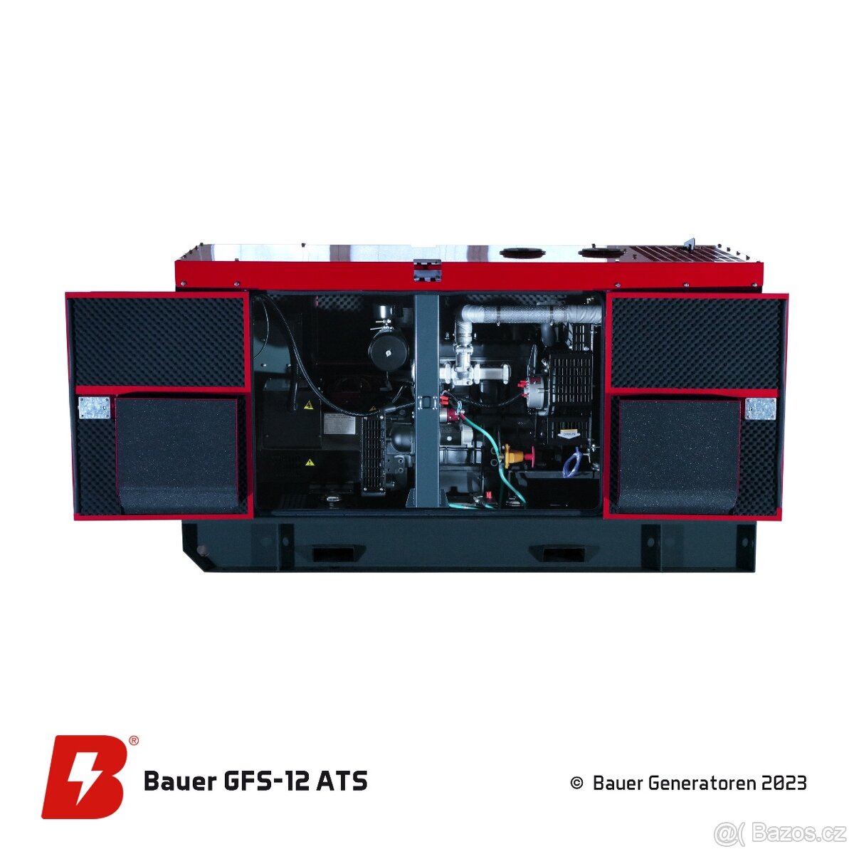 Naftová elektrocentrála GFS-12, 12 kW/15 kVA generátor - 4