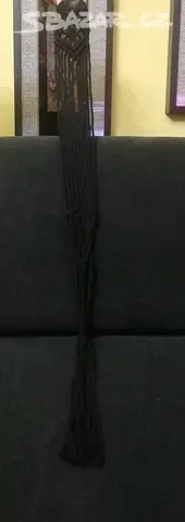 macrame závěs na květináč,macrame dekorace - 4