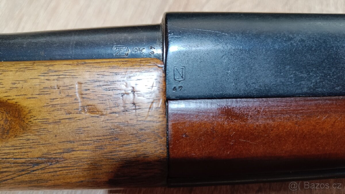 Prodám samonabíjecí třírannou brokovnici ČZ 16/70 vz.47 - 4