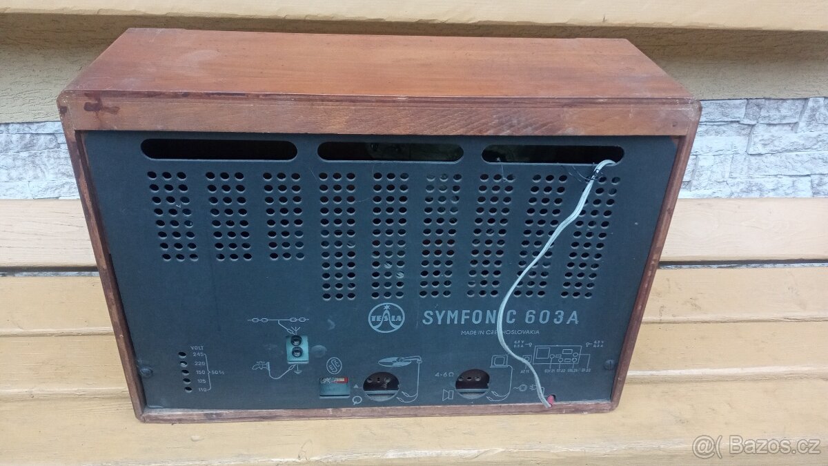 Retro rádio lampové Symfonic - 4