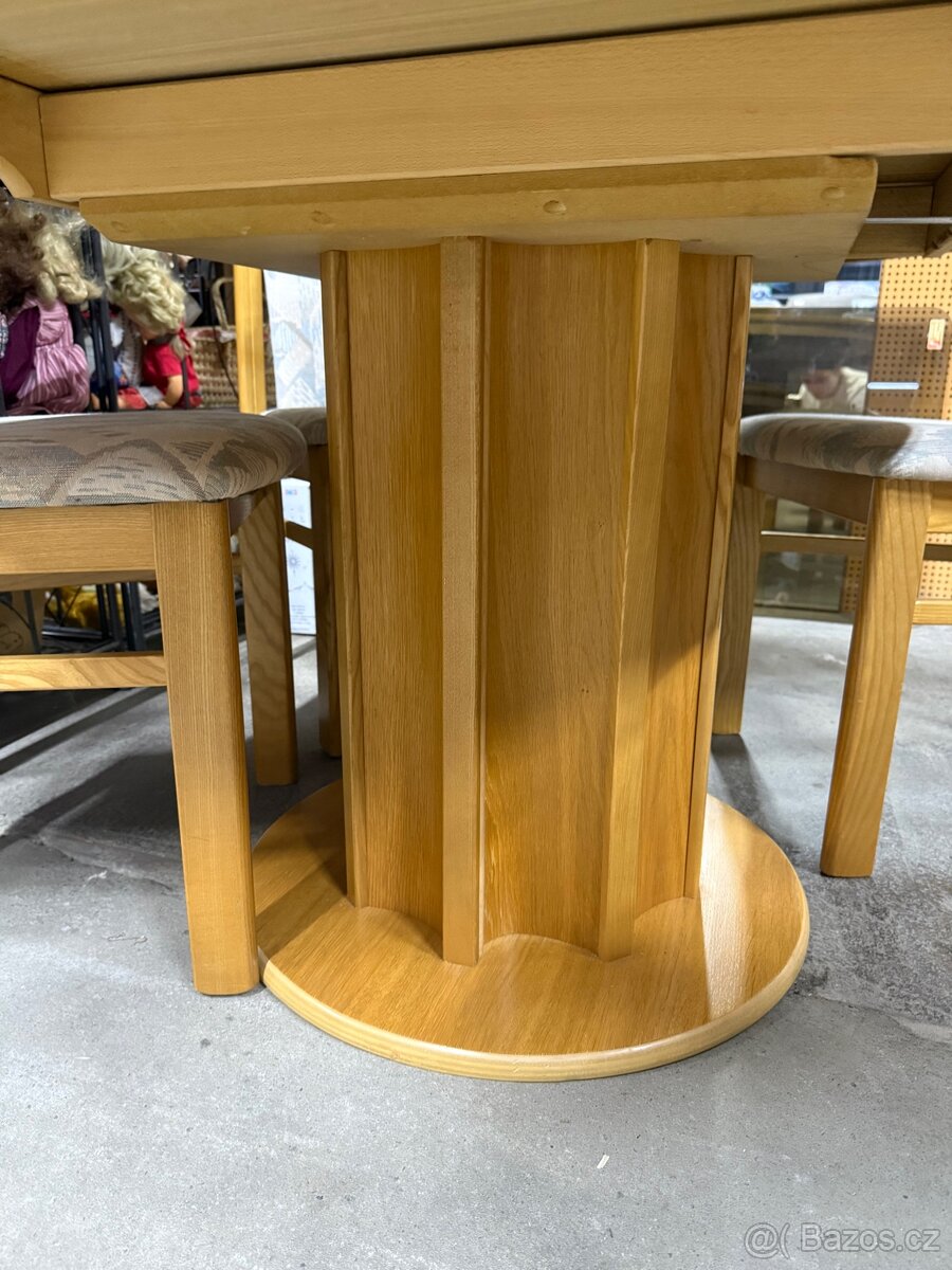 Rozkládací stůl + 4 židle - 4