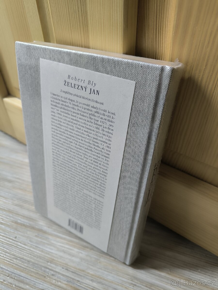 Originál nerozbalenou knihu r.v.2005 Robert Bly Železný Jan - 4