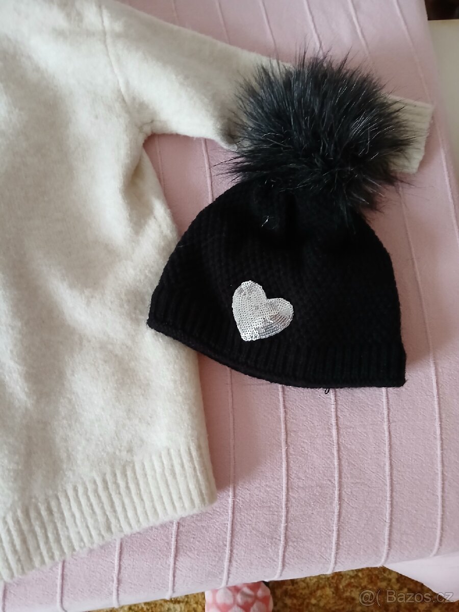 Svetrik detsky + čepice zdarma - 4