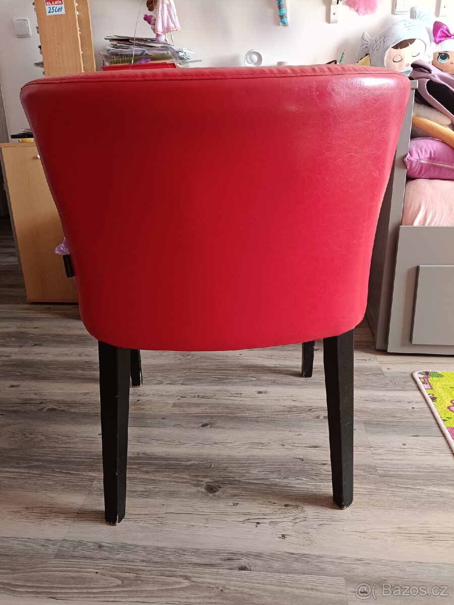 2 x kožená křesla - 4