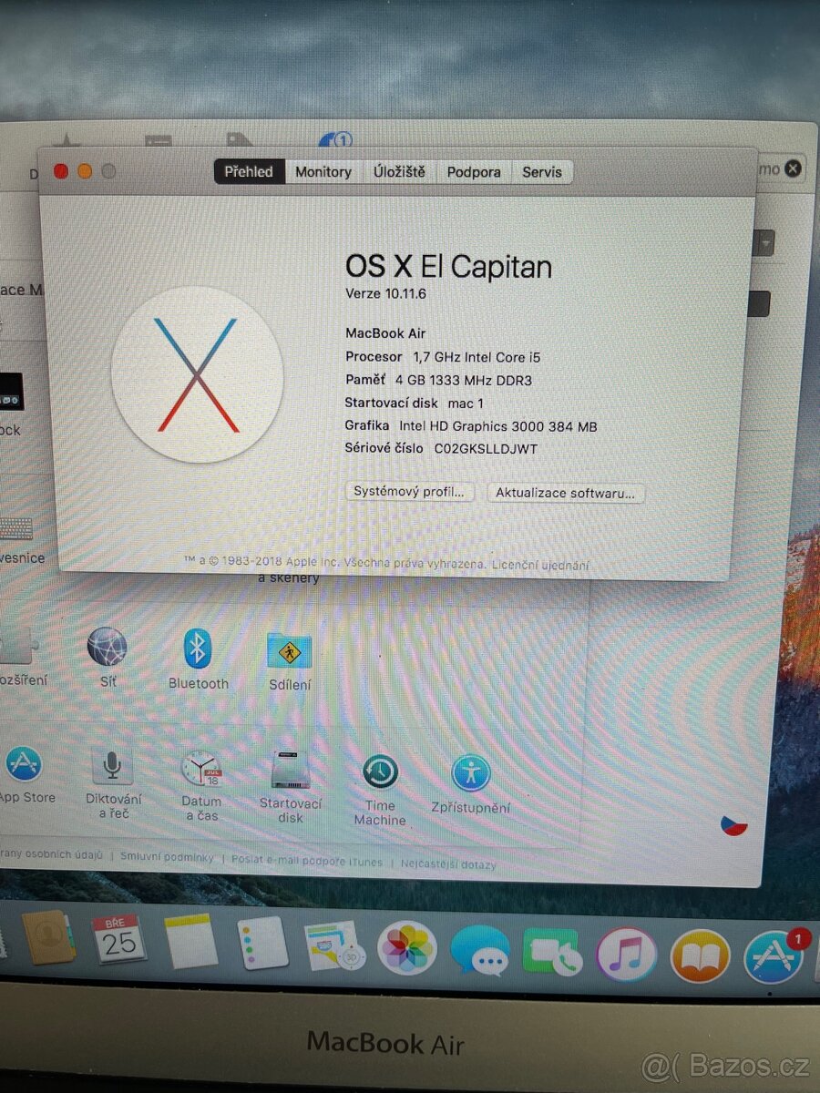 MacBook Air Core i5 model: (A1369) - 4