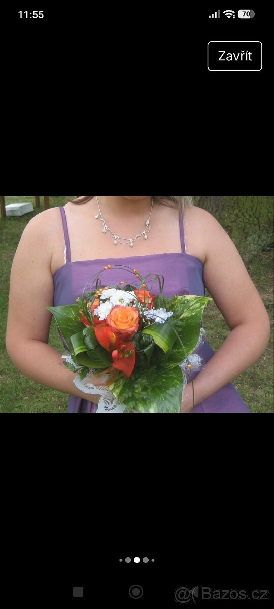 Plesové šaty společenské šaty - 4